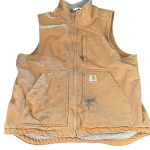 Carhartt Brown Work Vest